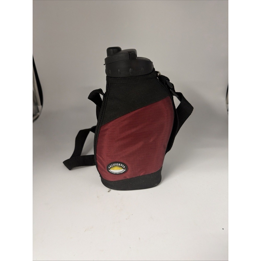 Sport Hydration Jug California Innovations 1/2 Gal w/ Maroon Insulated Carry Wra